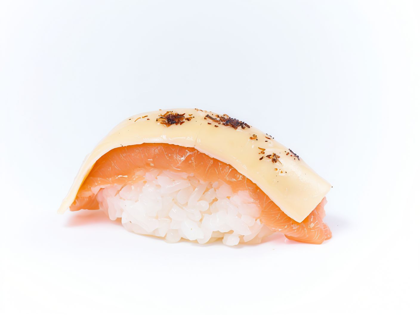 Nigiri Hot Salmon With Cheddar Cheese