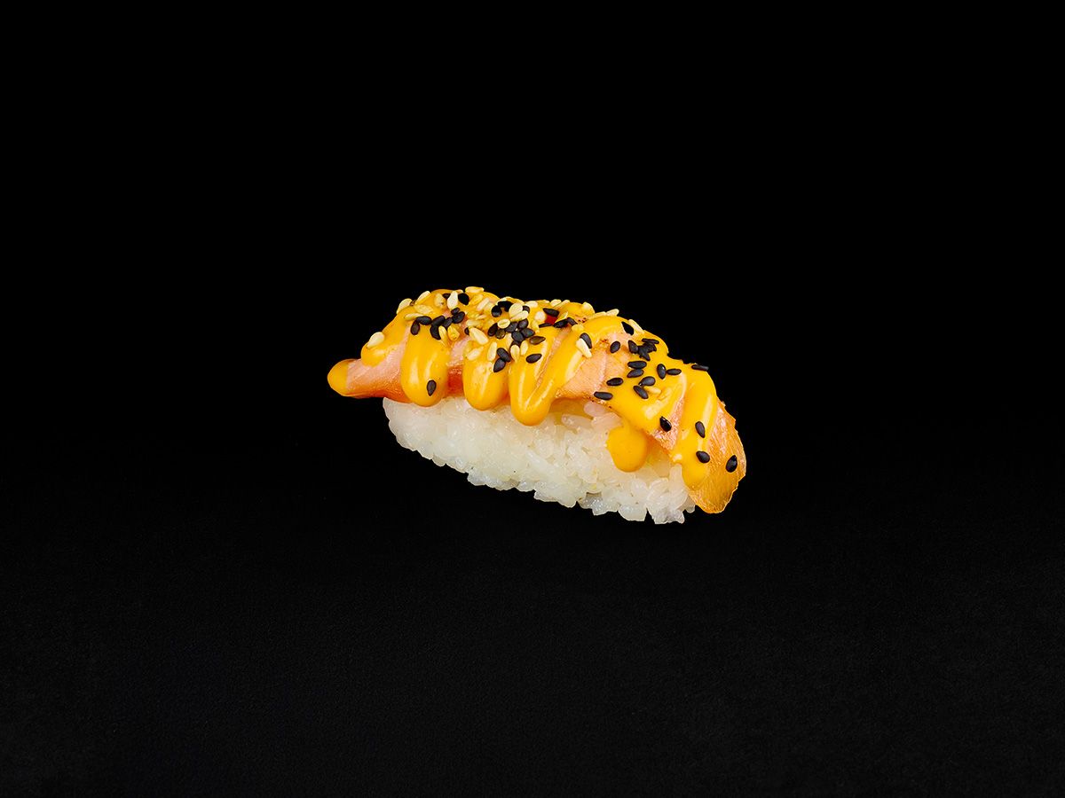 Nigiri Salmon Fire