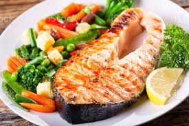 Salmon Steak Platter