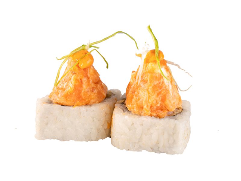 Spicy Salmon Volcano Ura Maki