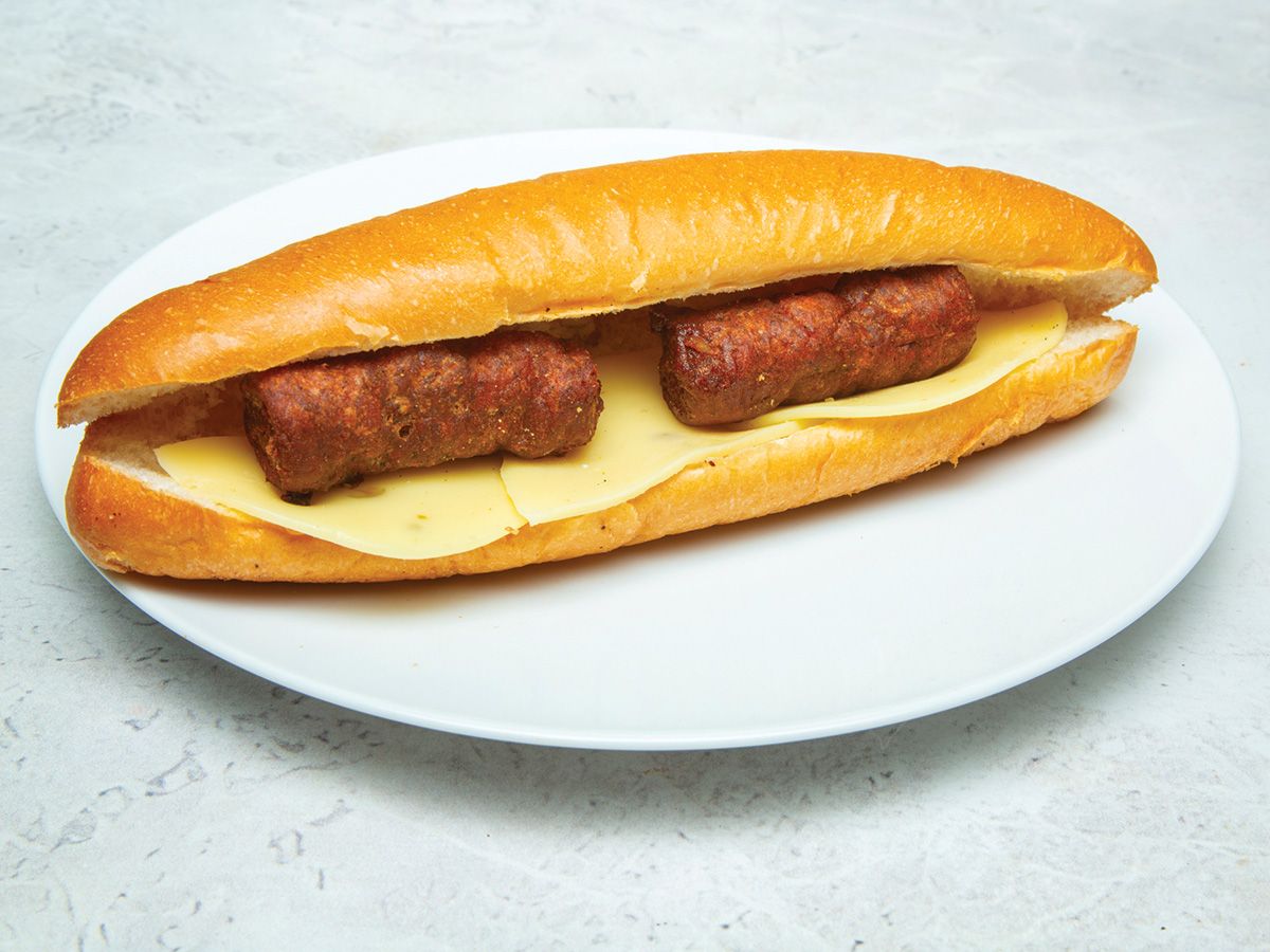 Kofta With Cheddar Cheese And Mayon