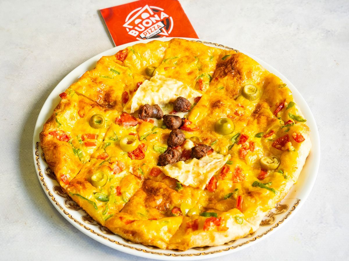 Oriental Sausage Pizza