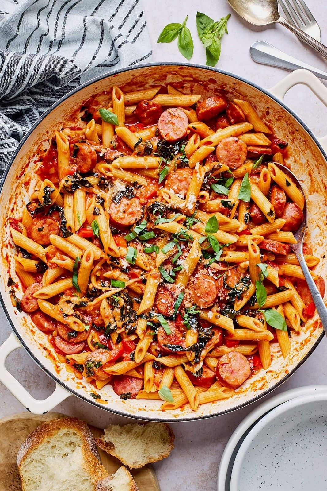 Oriental Sausage Pasta