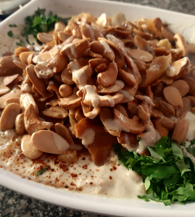 Fatteh With Nuts