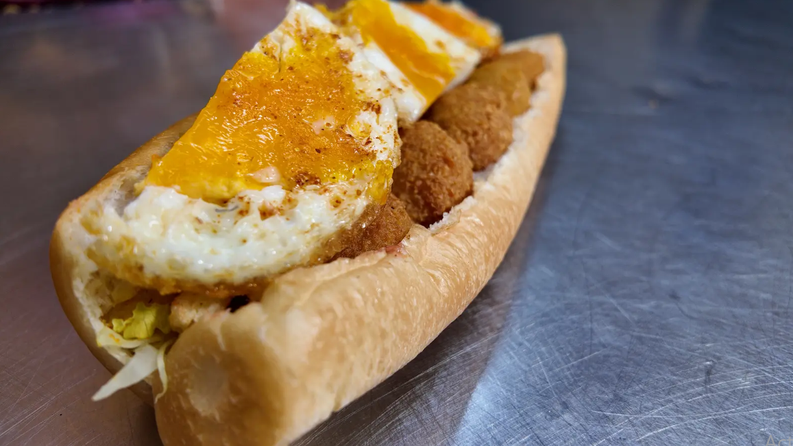 French Falafel with Eggs