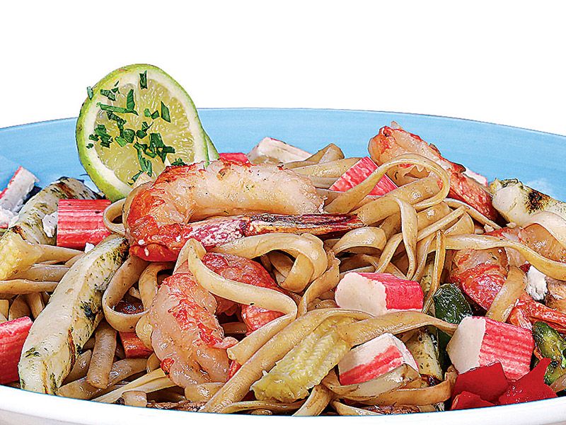 Seafood Chinese Noodles