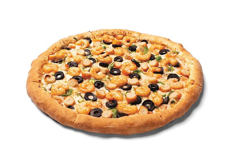 Seafood Oriental Pizza