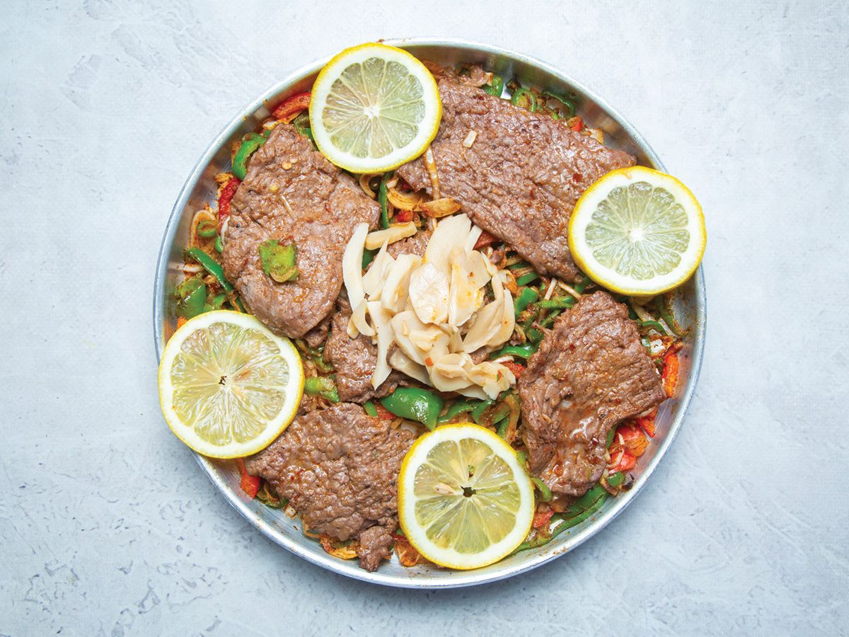 Vegetables with meat