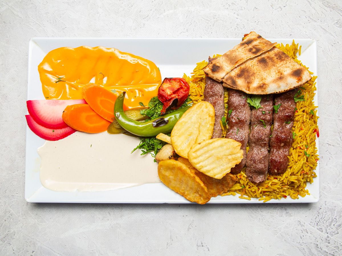 Beef kofta meal
