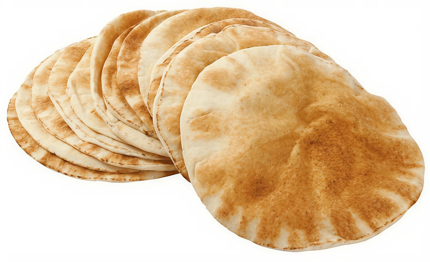 Shami bread, a roll of five loaves