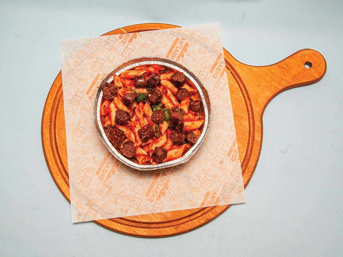 Pasta With Oriental Sausage