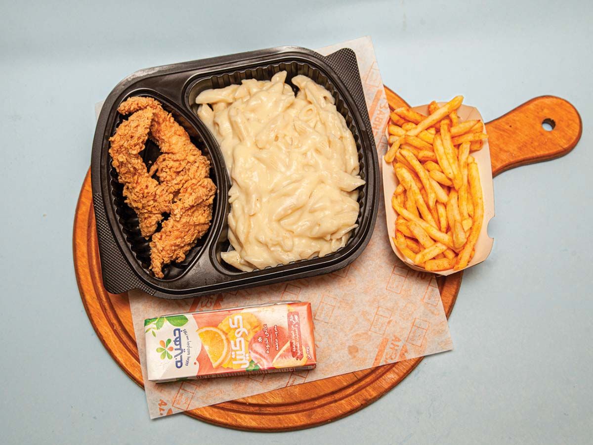 Shbaaha Penne Pasta With 2 Crispy Chicken Meal With Pepsi