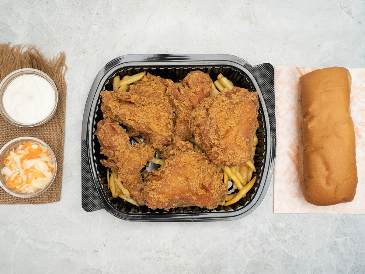 Half Broasted Chicken 5 Pieces