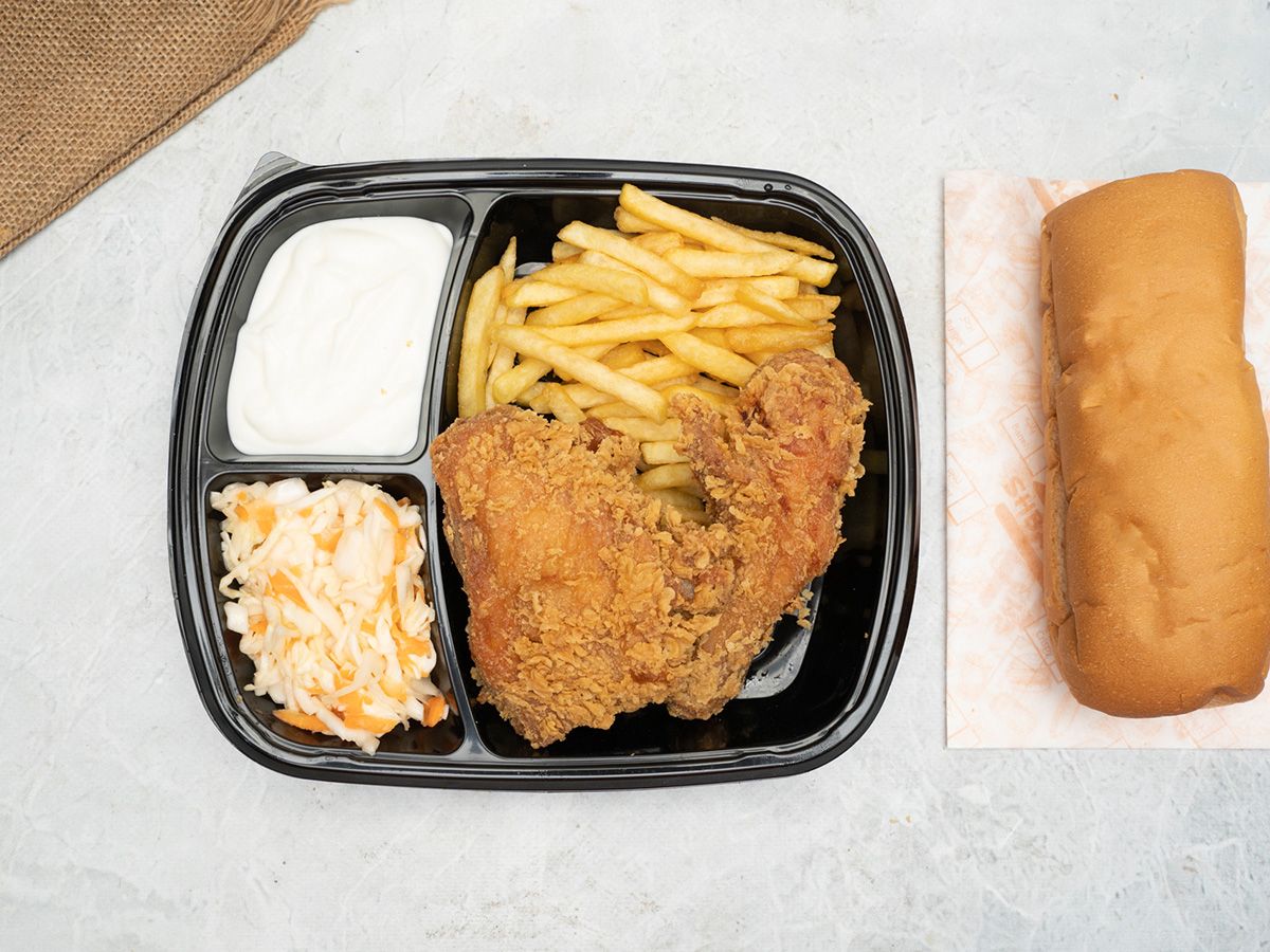 Broasted Chicken Meal 2 Pieces