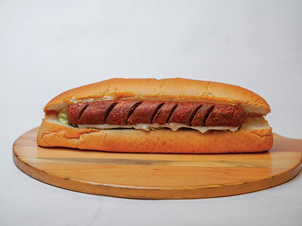Plain Hotdog Sandwich