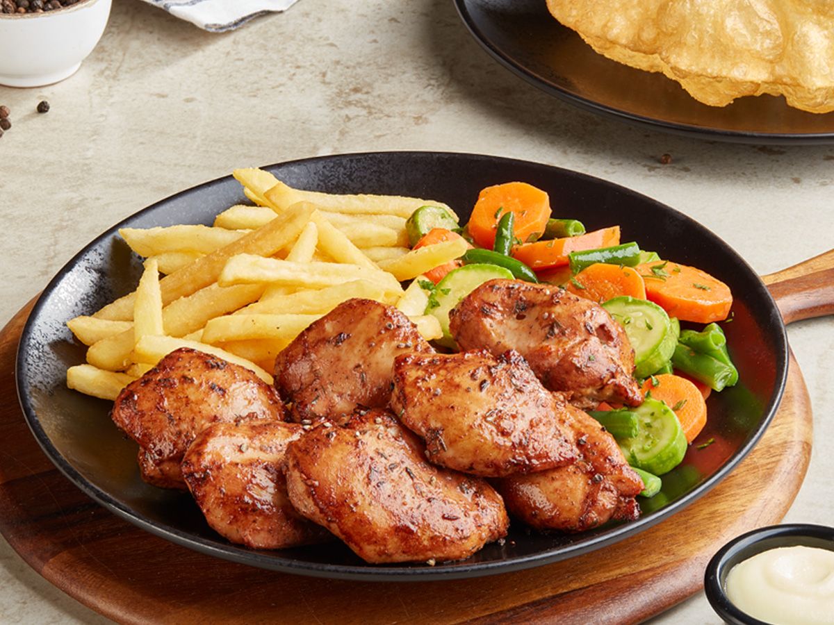 Chicken Shish Tawook With 2 Sides
