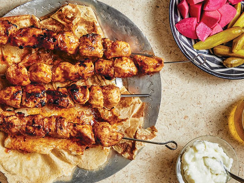 Shish Tawook Platter