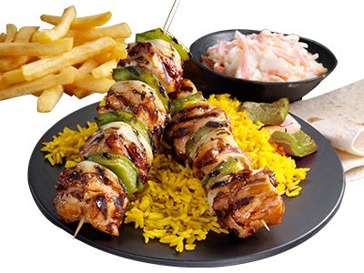 Shish Tawook Platter