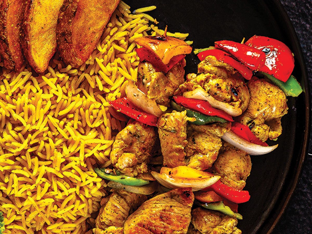 Shish Tawook Plate