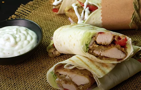 Shish Tawook Roll Sandwich