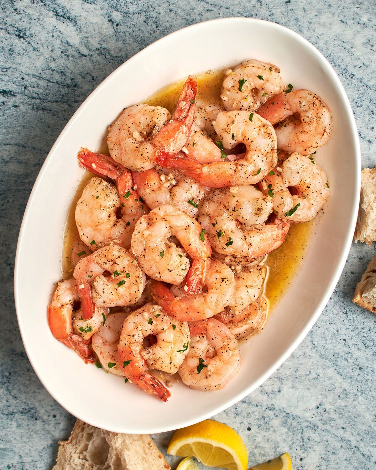 Pan Fried Shrimp With Sauce