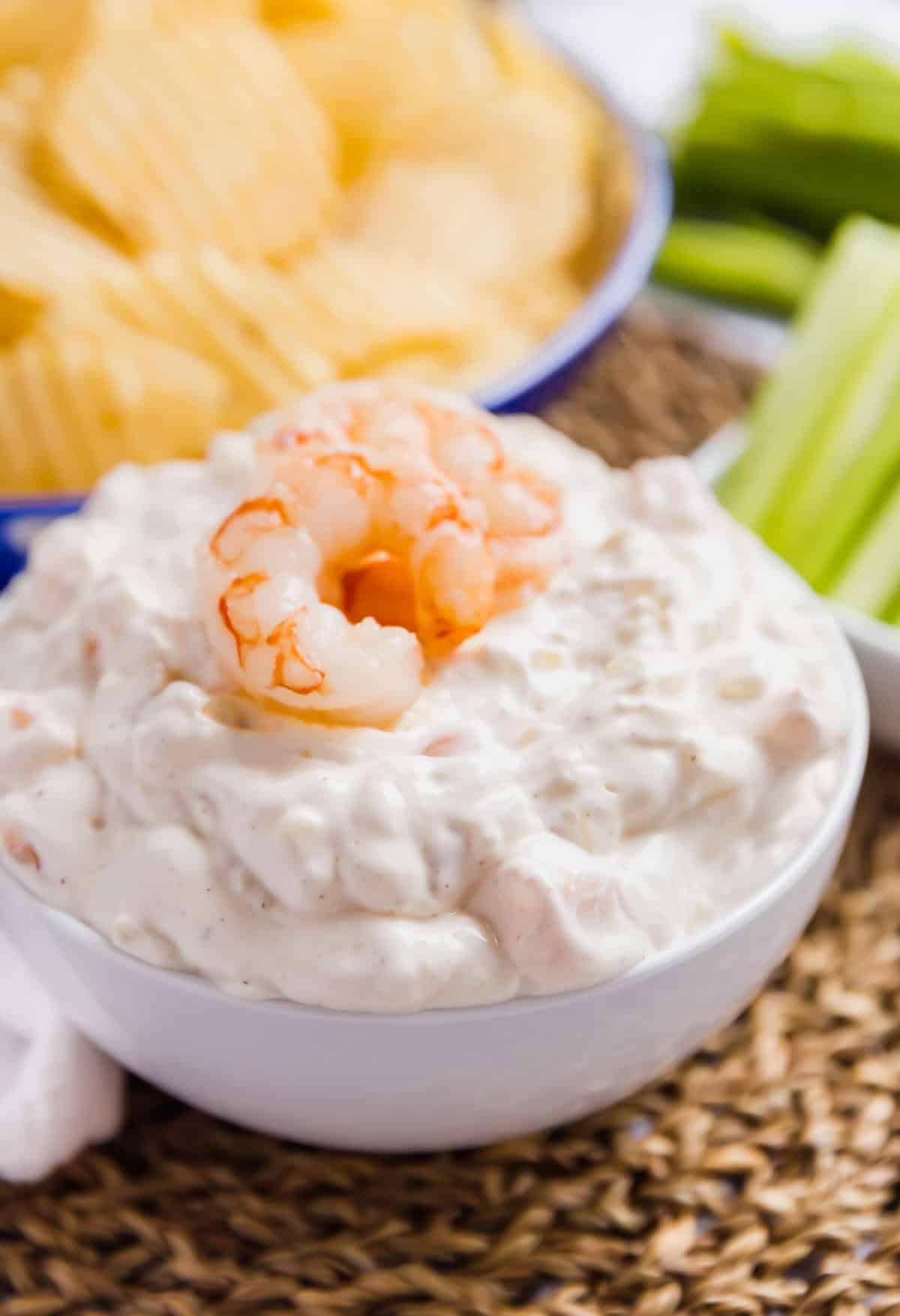 Add Minced Shrimp With Cream Cheese