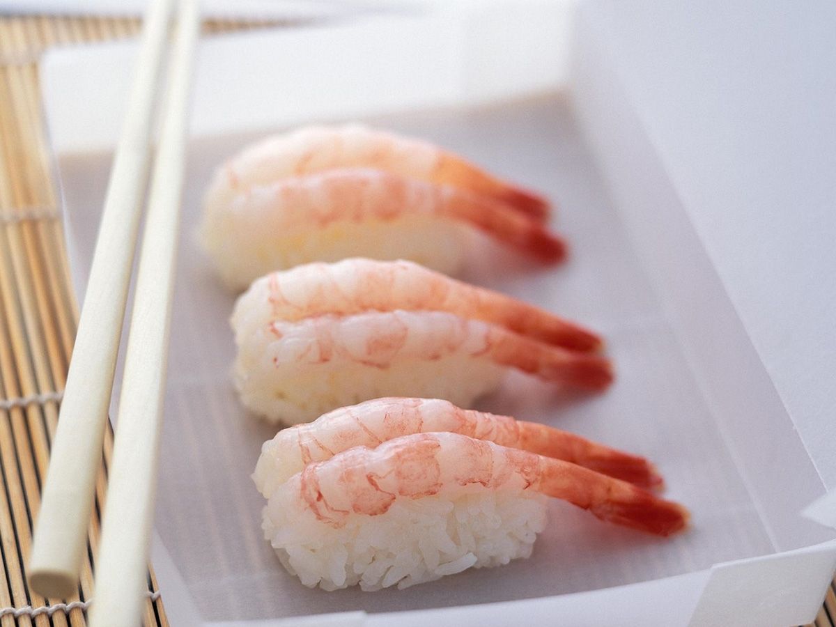 Shrimp Nigiri Sushi