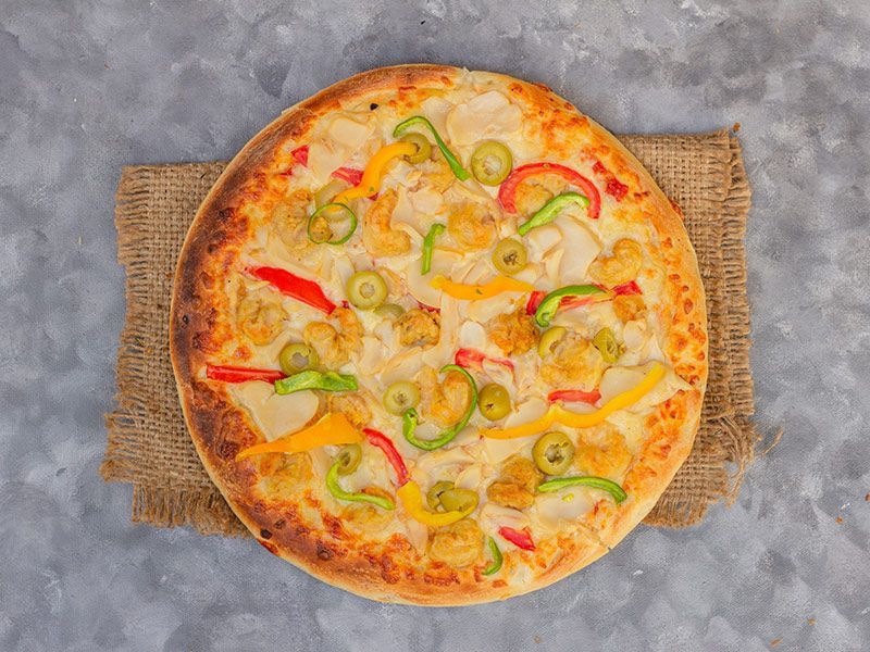 Shrimp Oriental Pizza