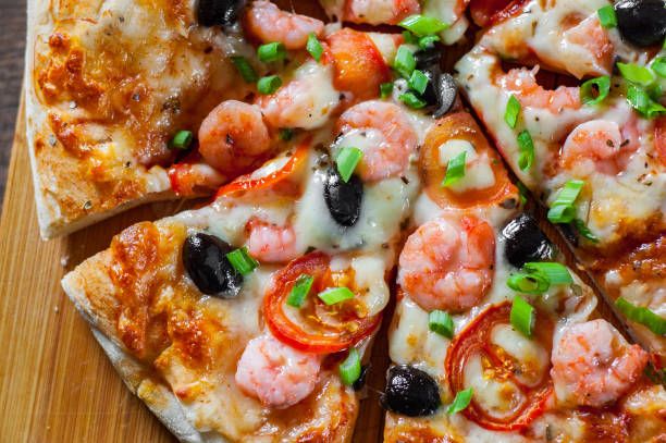 Shrimp pizza