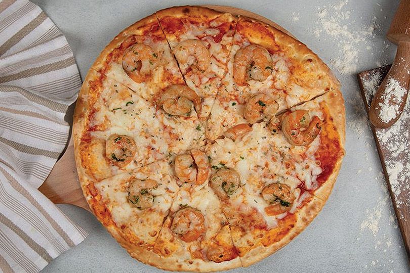 Shrimp Oriental Pizza