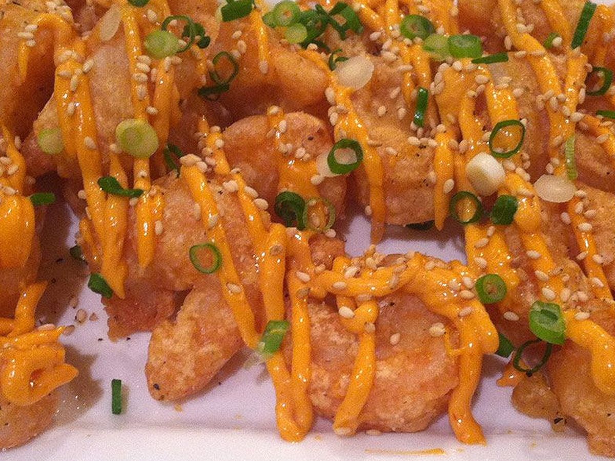 Shrimp tempura Uramaki