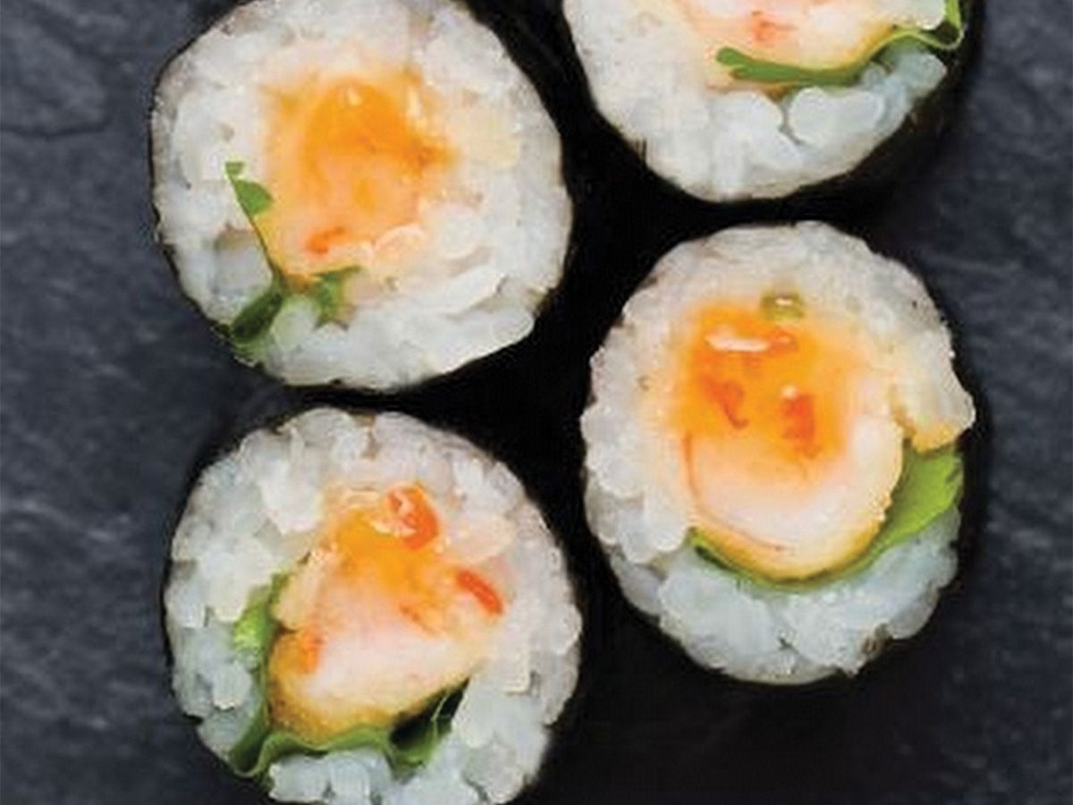 Shrimp Tempura Hoso Maki