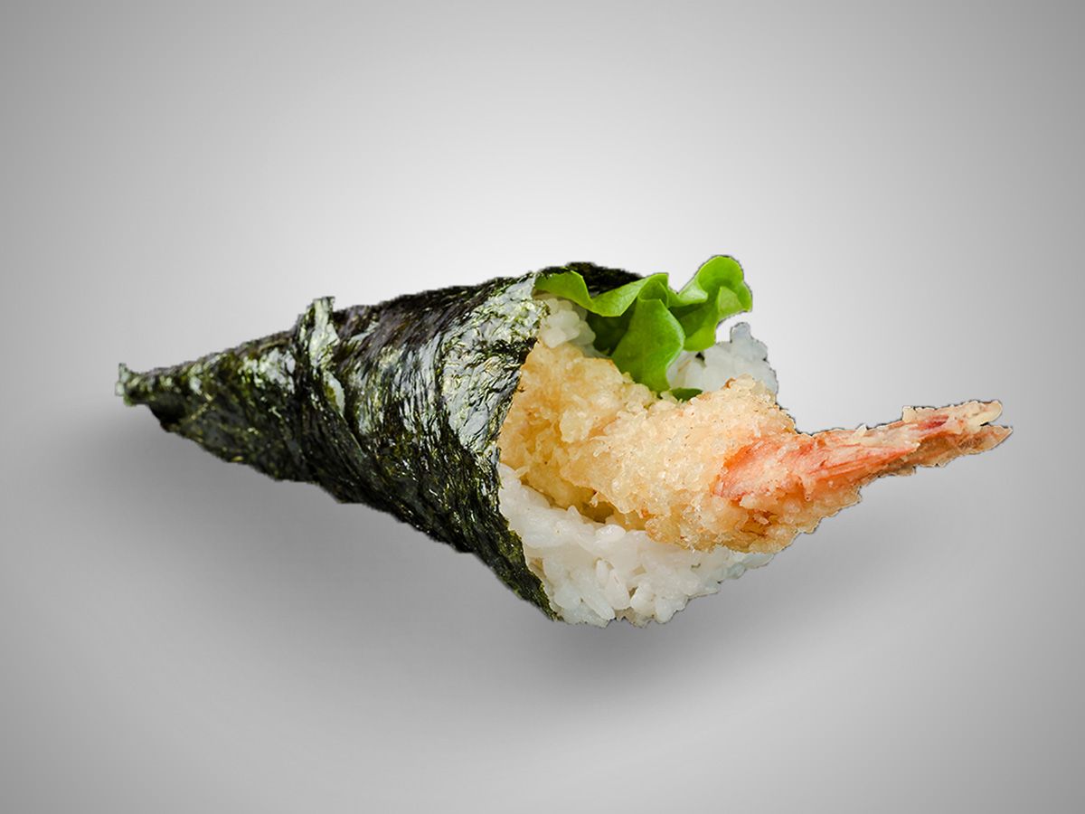 Shrimp Tempura Temaki