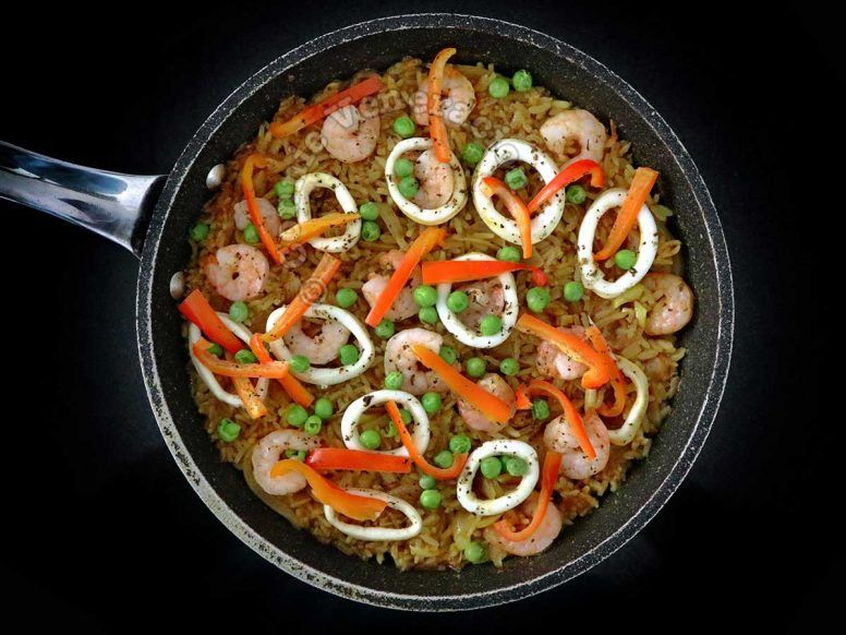Shrimp With Squid Casserole