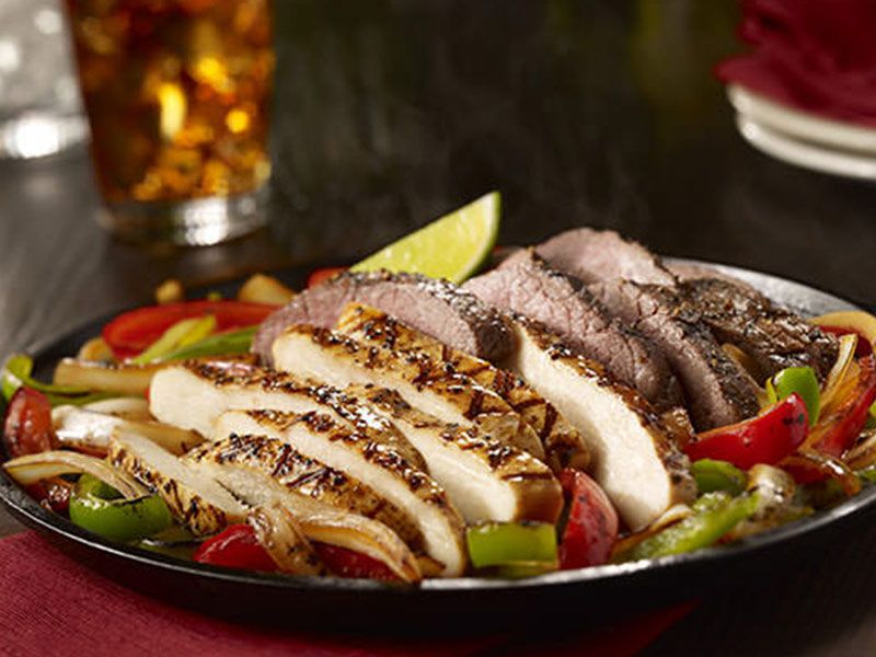 Sizzling Beef and Chicken