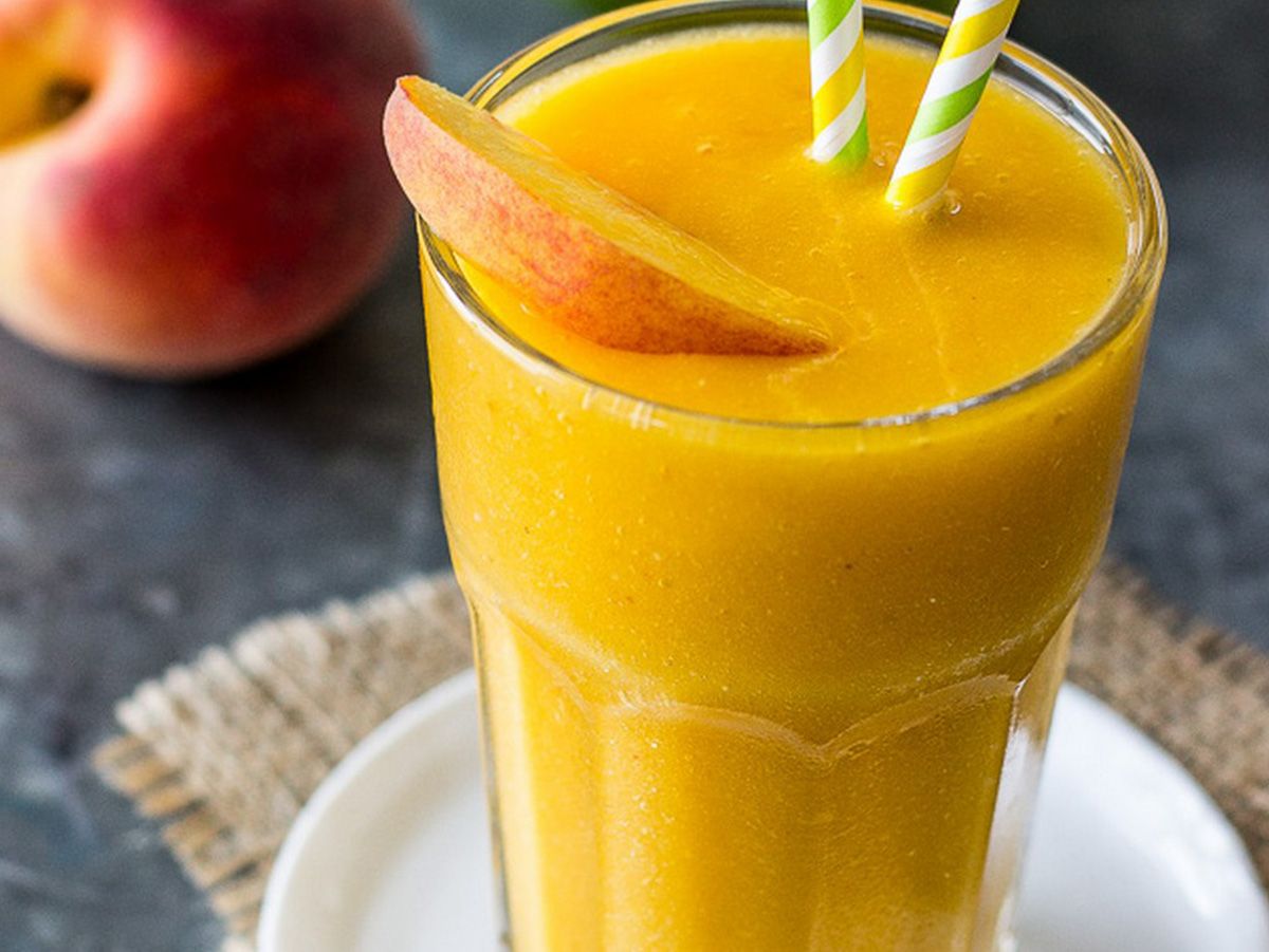 Smoothie mango peach