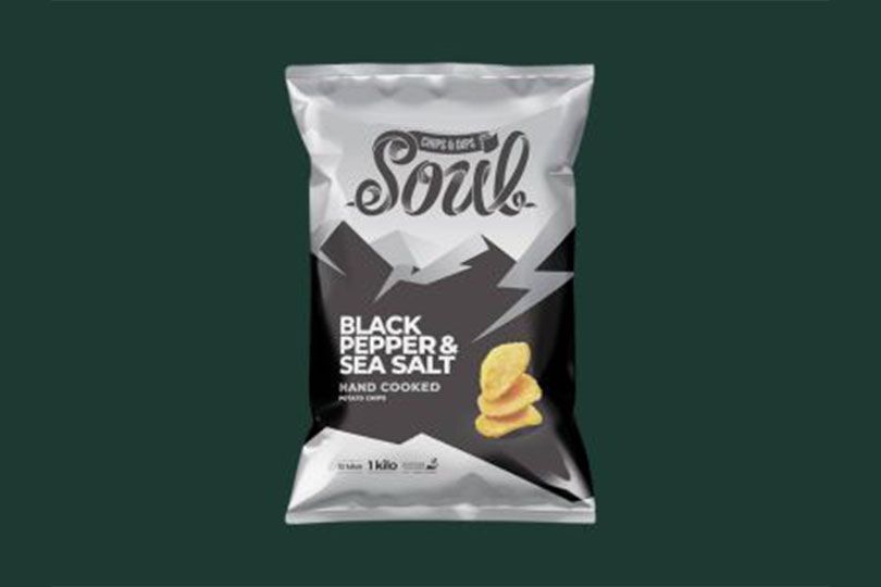 Soul Sea Salt And Black Pepper Potato Chips