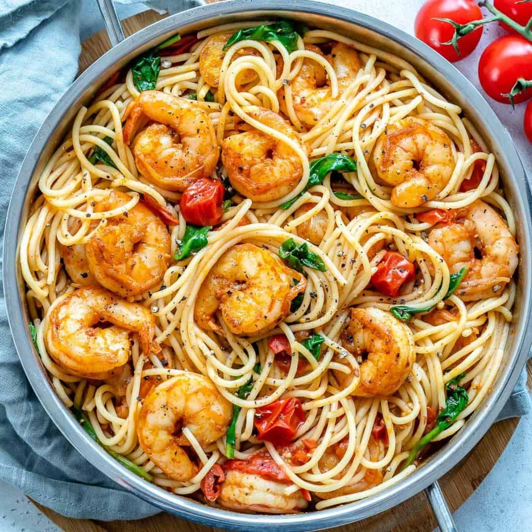 Spaghetti With Shrimp