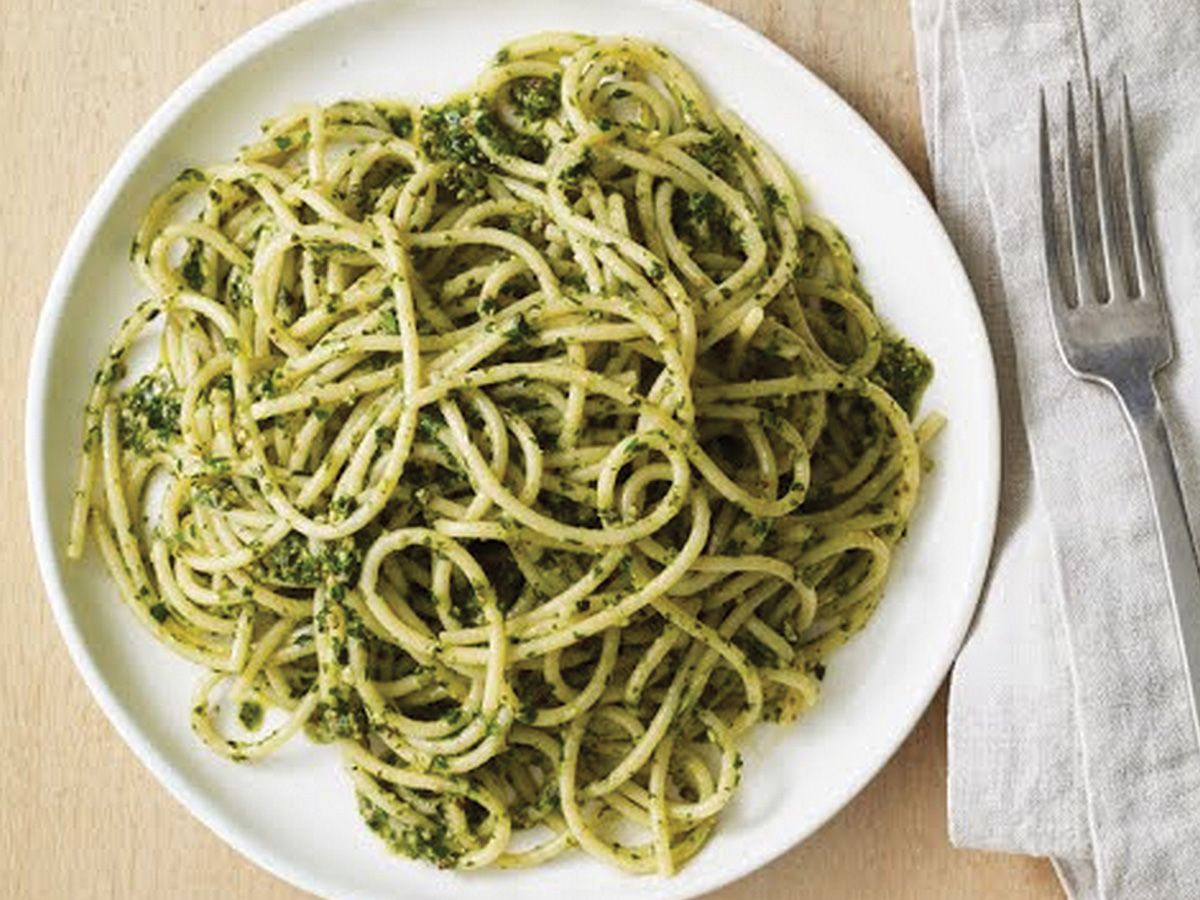 Herb-infused Spaghetti