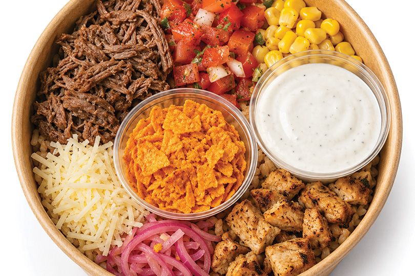 Spicy Chicken and Beef Bowl