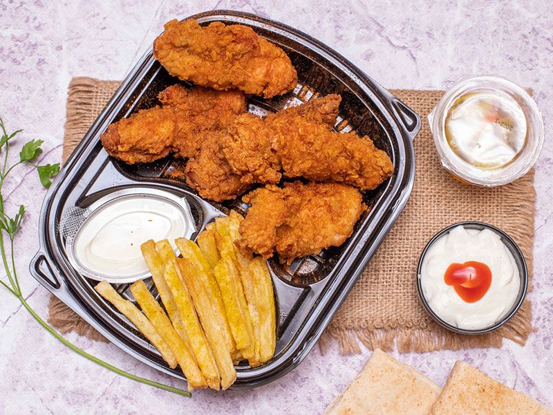 Spicy Crispy Chicken Breasts Zinger Meal