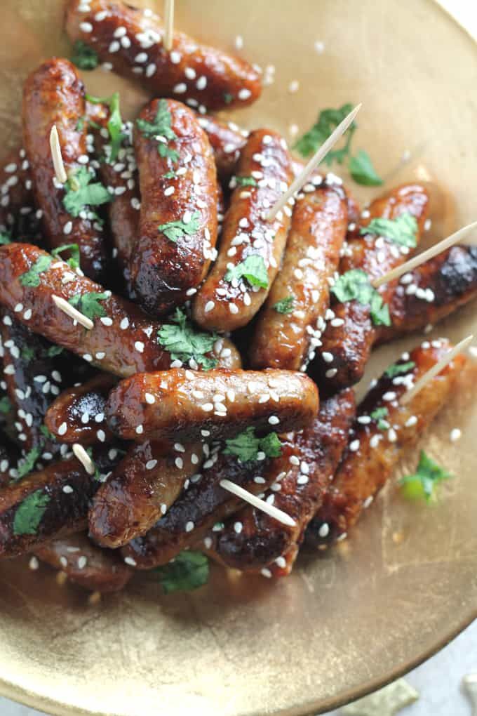 Oriental Sausage With Sesame Paste Platter