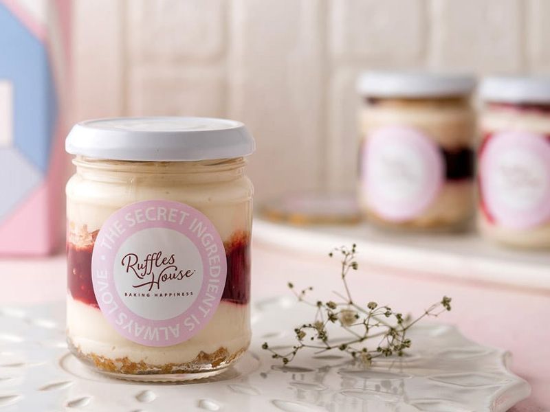 Strawberry Cheesecake Jar