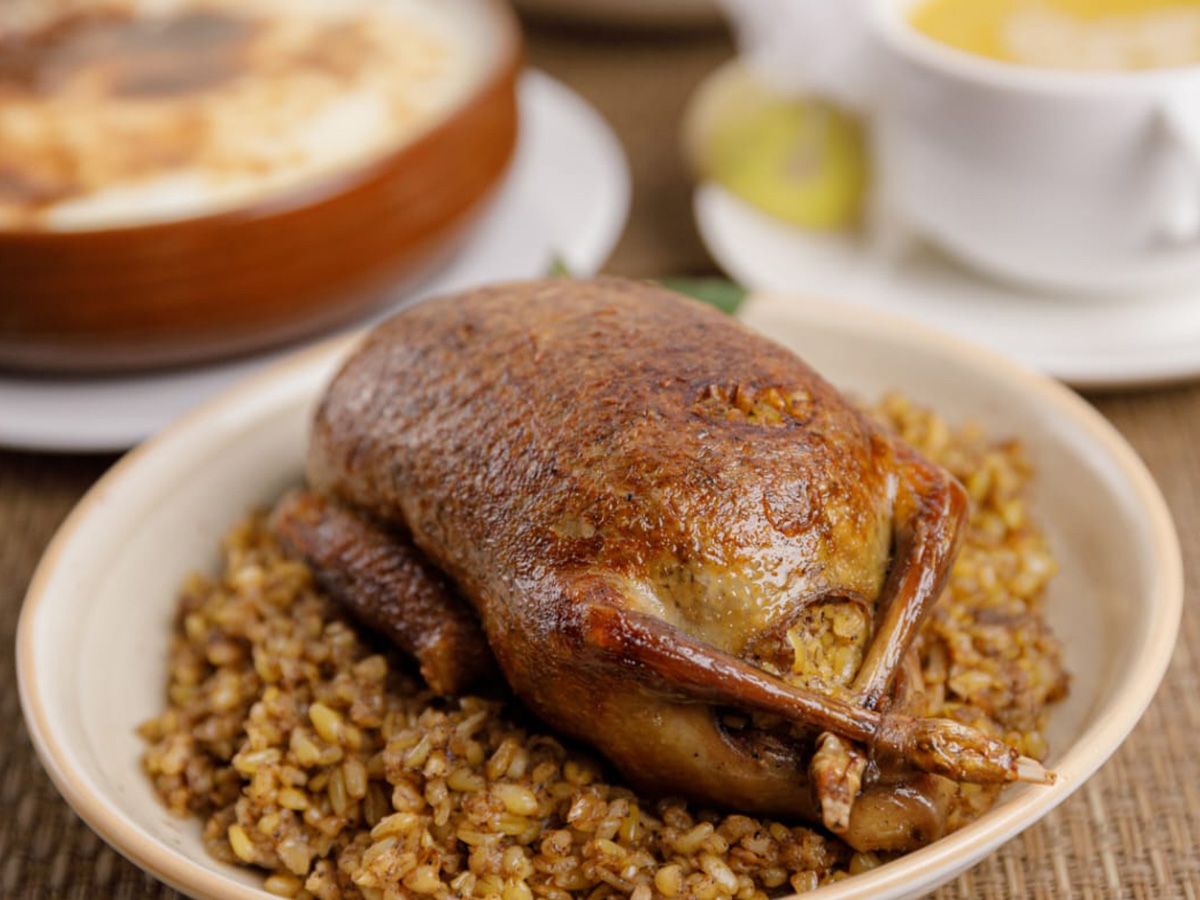 Stuffed Pigeon With Ferek
