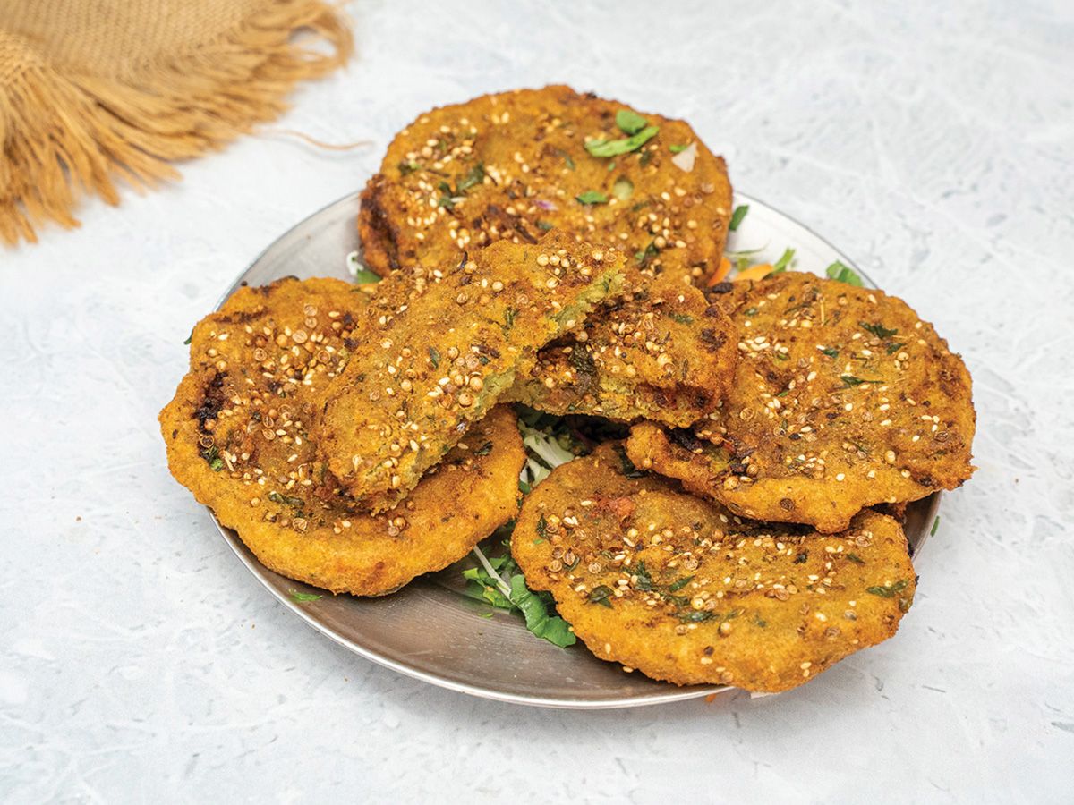 Stuffed Taamia patty