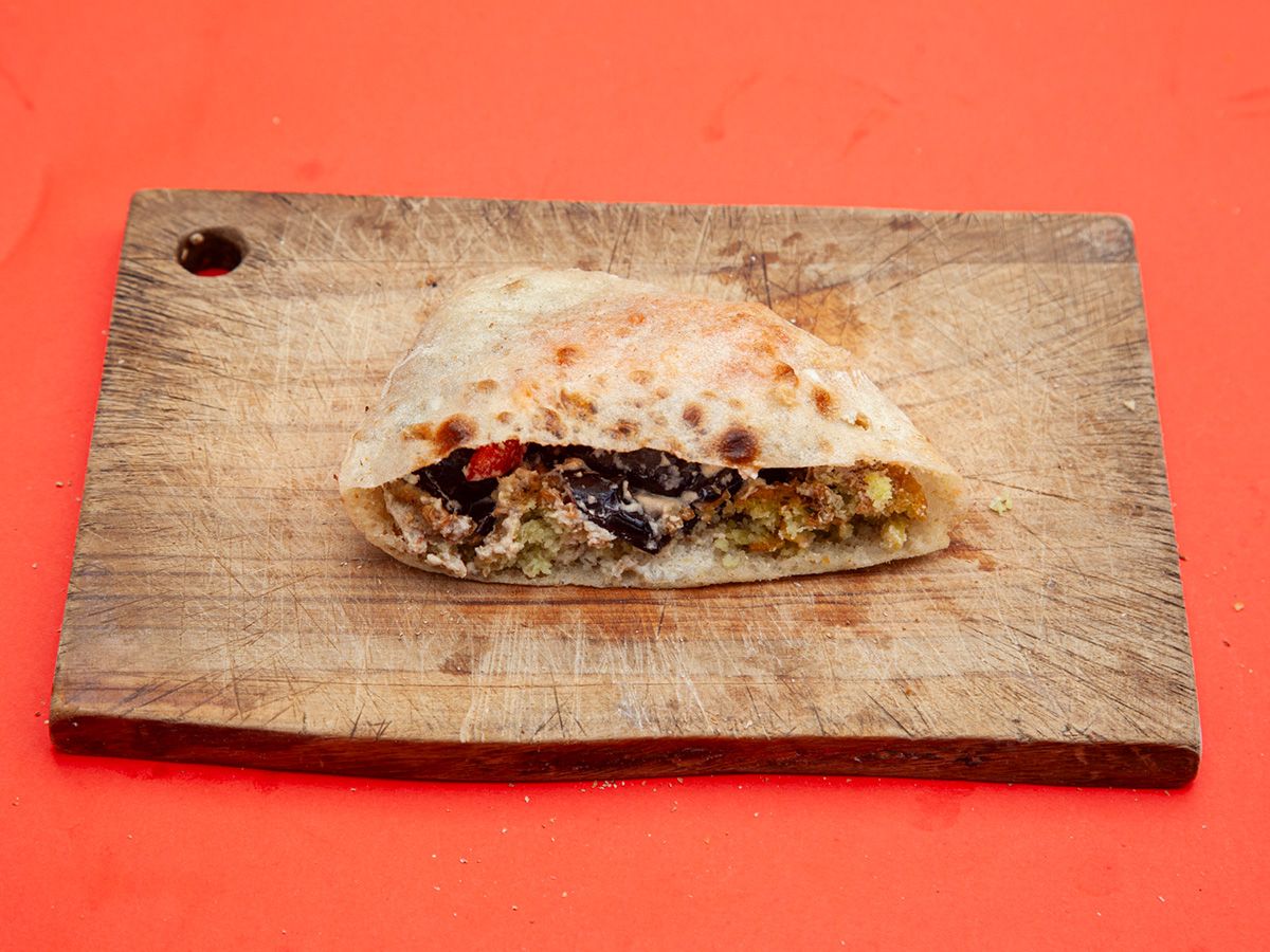 Falafel Stuffed With Eggplants