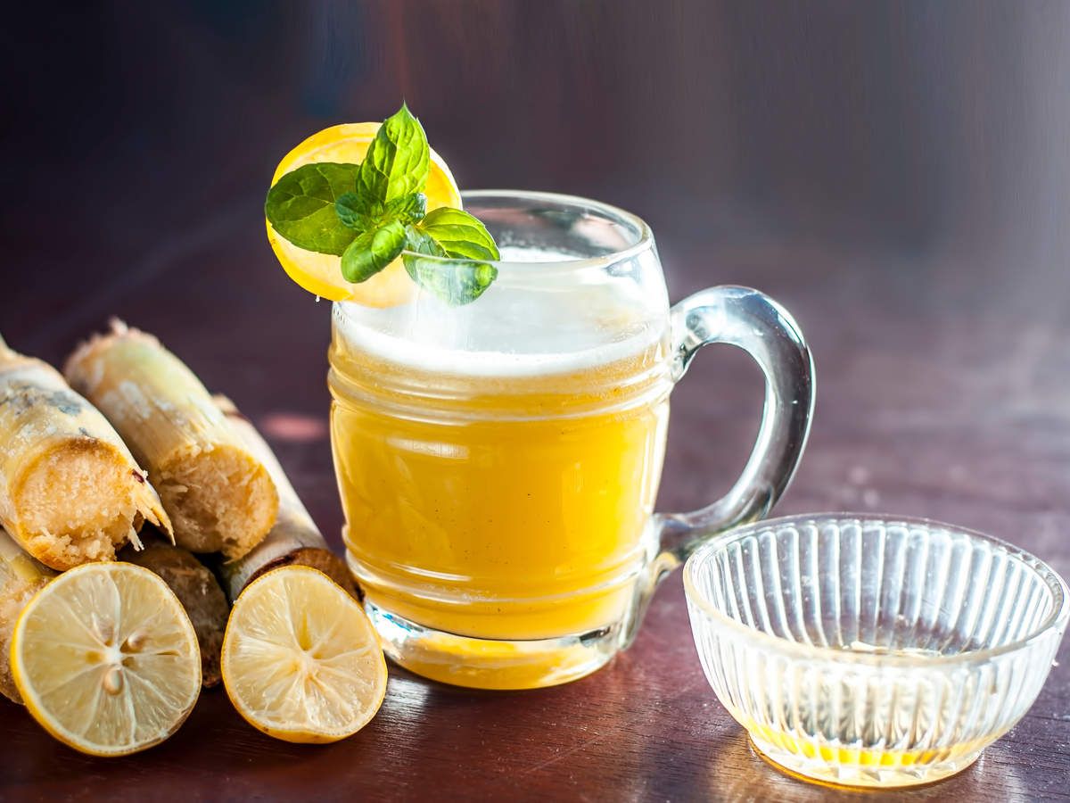 Sugarcane juice with honey