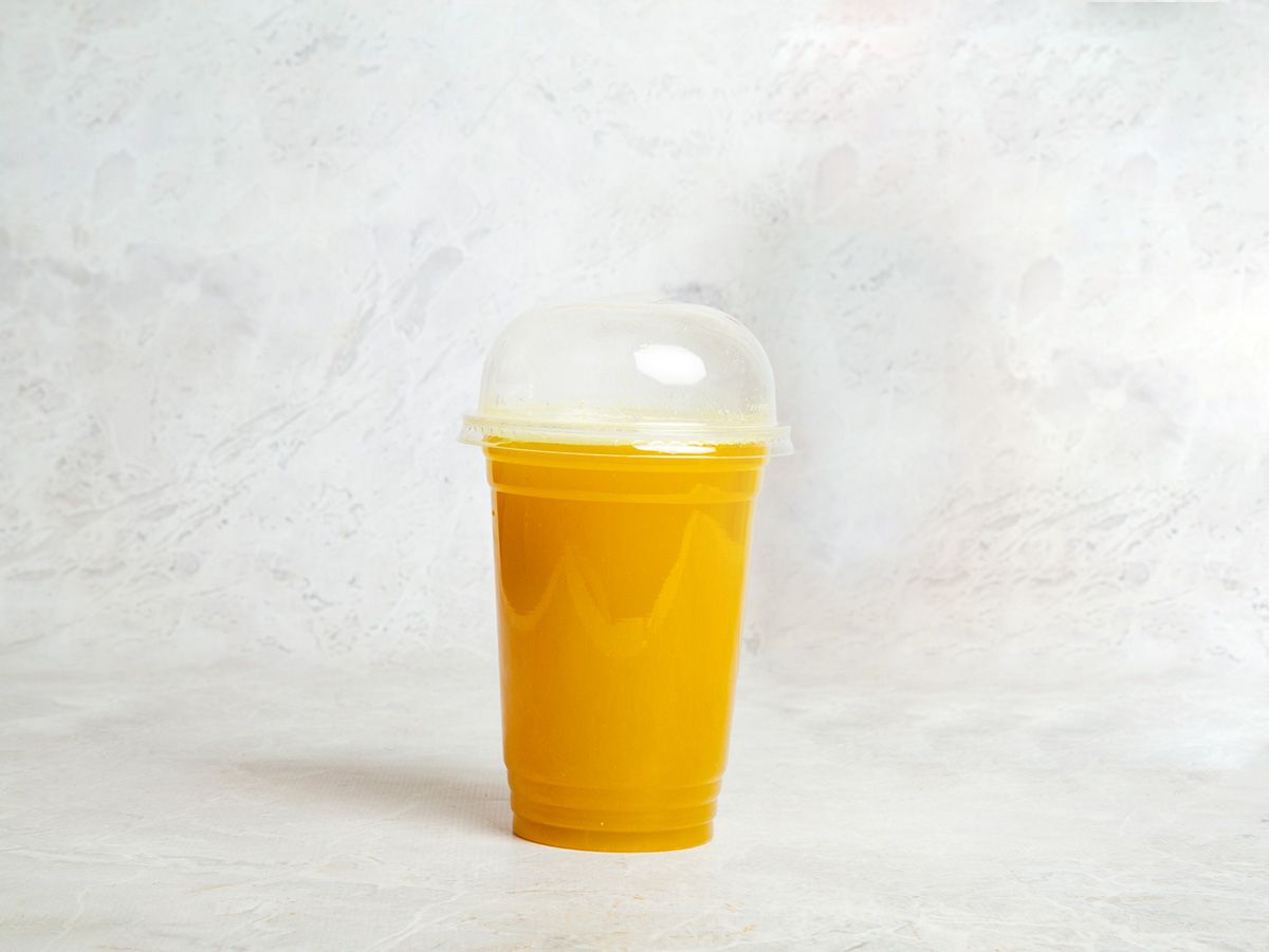 Sugar Cane With Orange
