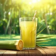 Sugarcane Juice with Sobia