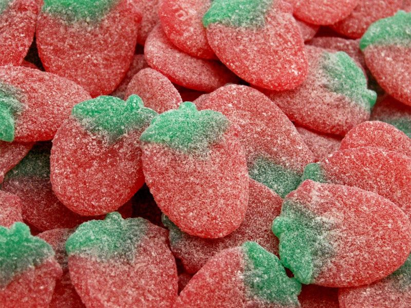 Sugared Jelly Strawberry